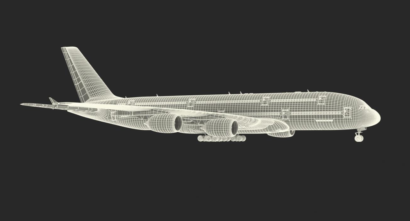 Airbus A380-1000 Air France 3D